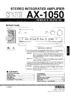 Yamaha AX-1050-Service-Manual